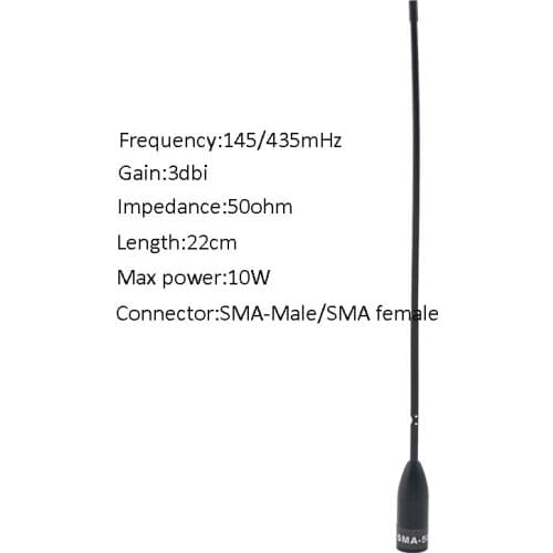 SMA male antenna high gain 145/435mHz radio antena for 2 ways radio PX-2R UV dual band