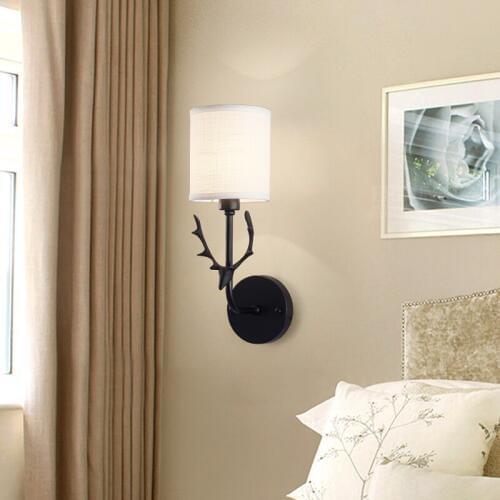 Nordic led wall lamp antlers wall décor Bedroom Bedside Reading Lamp kids wall light art deco sconces lamp fixtures
