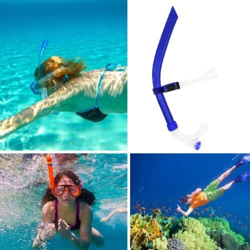 1pcs Diving Snorkel Tube for Swimming Center Full Dry Silicone Mouthpiece Underwater Swim Scuba Tube Air Breathing Equipment