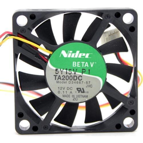 Brand new original TA200DC D34667-57 5cm 5010 50x50x10mm 50mm fan 12V 0.11A ultra-thin silent cooling fan