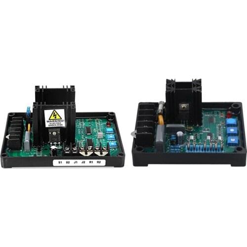 2Pcs Gavr-20A/Gavr-8A Av Universal Brushless Automatic Voltage Regulator Module Avr Generator 220/400Vac Frequency Protection Em