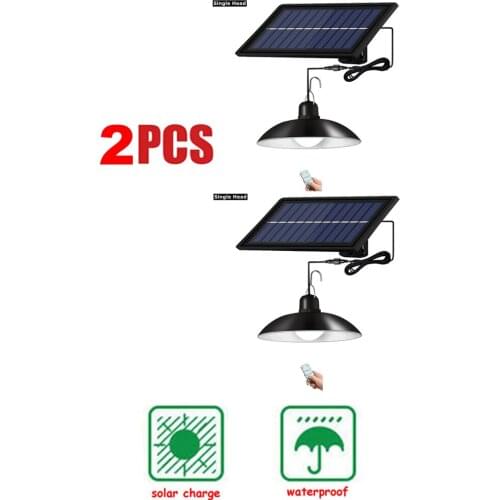 2pcs Retro Lampshade Solar Pendant Chandelier solar Lamp Waterproof Night Light Porch Path Street Fence Garden Stairs Wall Corri