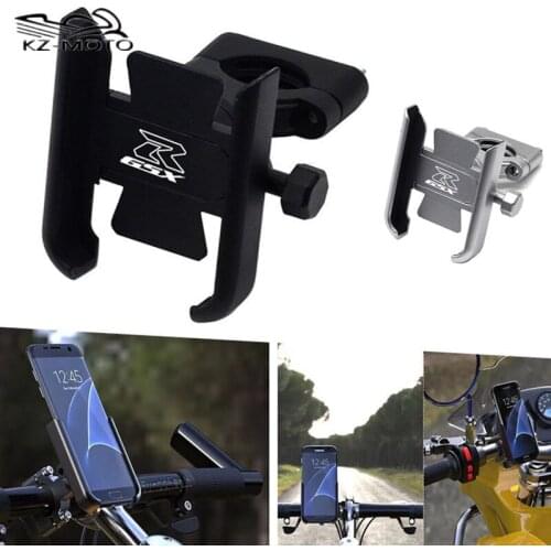 Motorcycle Aluminum GPS Handlebar Stand Bracket Mirror Mobile Phone Holder For SUZUKI GSXR600 GSXR750 GSXR1000 GSXR 600 750 1000