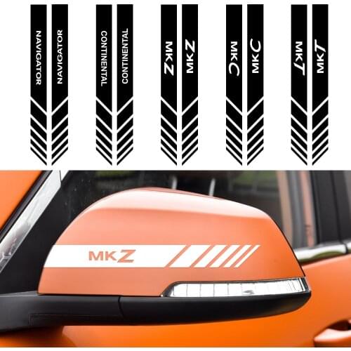 Car Styling High-quality Rearview Mirror Anti-Rub protection Decoration Stickers For Lincoln Continental Navigator MKZ MKC