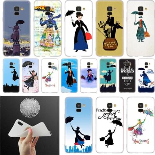 Mary Poppins Phone Case For Samsung Galaxy A10 A20 A30 A40 A50 A60 A70 A6 A8 Plus A7 A9 2018 A3 A5 2017 Soft Cover Coque