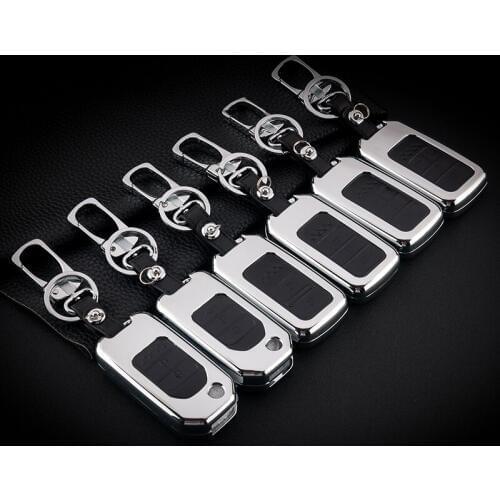 Zinc Alloy Car Key Fob Cover Case Protect Skin for Honda Accord Civic CRV CR-V 2015 2016 2017 Pilot Vezel XRV CRIDER Crosstour