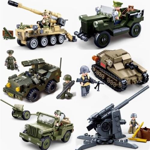 War Of The Worlds Heavy Weapon Armored Vehicle Anti-Tank Gun Mortar Building Blocks Kit Bricks Classic Sets Model Kids Boy Toys