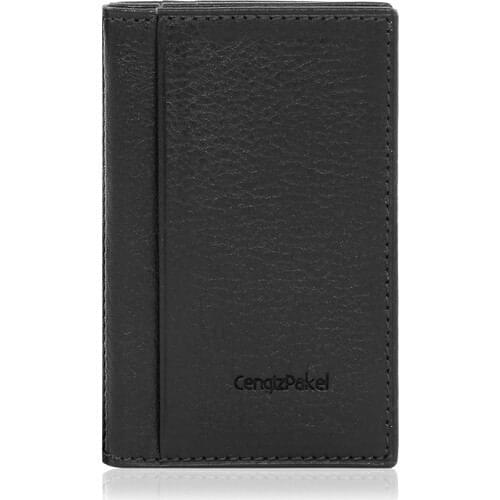 Leather Badge Holder 2305-Black