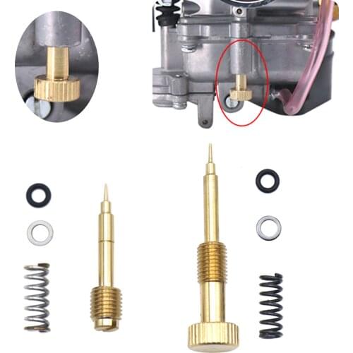 Metal Motorcycle Carburetor Air Adjusting Screw Idle Mixture Fuel Ratio Screw For Harley CV40 Keihin CVK34 CVK36 CVK40