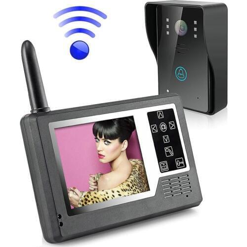 MOUNTAINONE 3.5" TFT Color Display Wireless Video Intercom Doorbell Door Phone Intercom System