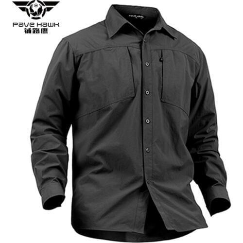 Men Quick-drying Breathable Tactical Combat Army Fans Shirt Outdoor Climbing Hiking Training Long Sleeve Male Military Clothes