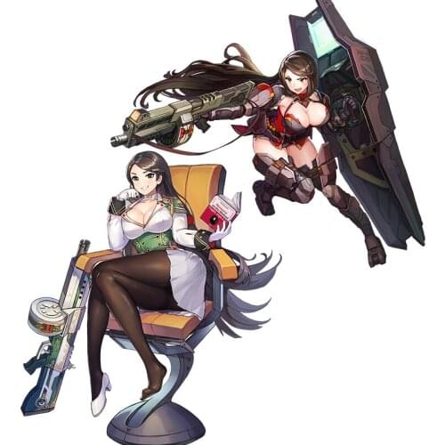 Three Ratels CA36 AS-12 Steel Draco sexy girl video games sticker for last origin car motorbike skateboard fridge iphone decal