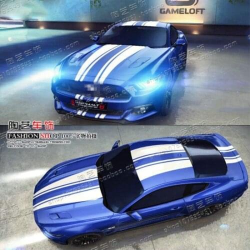 FOR Ford Mustang Car Sticker Body Appearance Modification Fashion Sports Decoration Applique Film