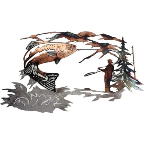 Sign Stakes Decal Stake Exquisite Animal Shape Metal Durable Practical Wall Decoration Sticker Ornament Home Wall Decor