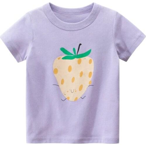 Summer new 2021 girls short sleeve T-shirt childrens clothing