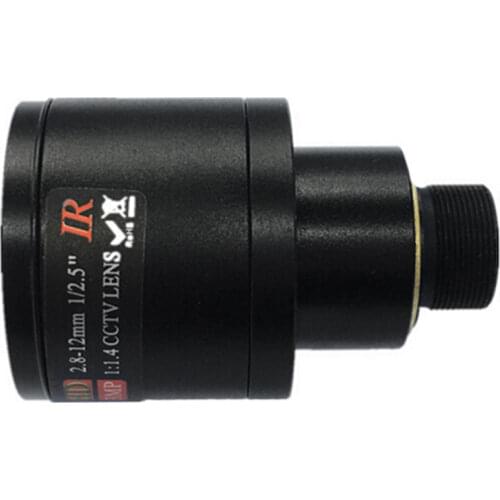 HD CCTV Lens 3.0MP M12 2.8-12mm Varifocal cctv IR HD Lens,F1.4,manual focus zoom