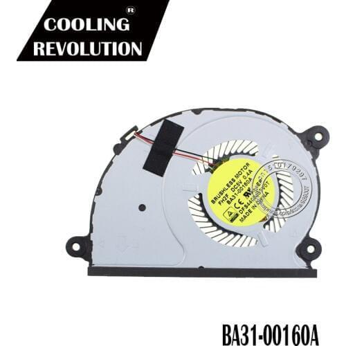Original Laptop CPU Cooling Fan For Samsung NP940X3L NP-940X3L 940X3 BA31-00160A Notebook DFS440605FV0T FH2F