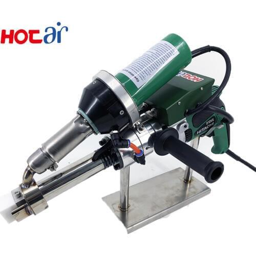 Plastic Hand Extruder for welding HDPE pipes/With Hitachi Japan drill hand extrusion gun hand held plastic extruder