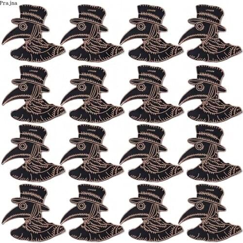 Prajna 10PCS Punk Patch On Clothes Stripes Embroidered Patches For Clothing Iron On Patches Rock Patches For Clothes Applique