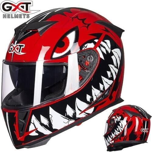 Profession Men Racing Motorcycle Helmets Full Face Helmet Dual Lens Bluetooth Helmet Casco Moto Motorbike Helmet Dot Approved