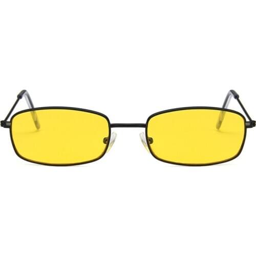 Fashion Women Glasses Female Korean Style Trendy New Rectangular Sun Glasses Retro Eyeglasses Rectangular Metal