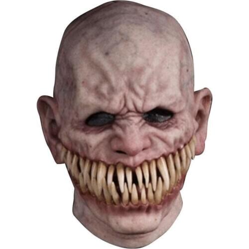 Halloween Horror Mask Mummy Mask Disgusting Rot Face Headgear Zombie Costume Party Haunted House Horror Props Frighten People