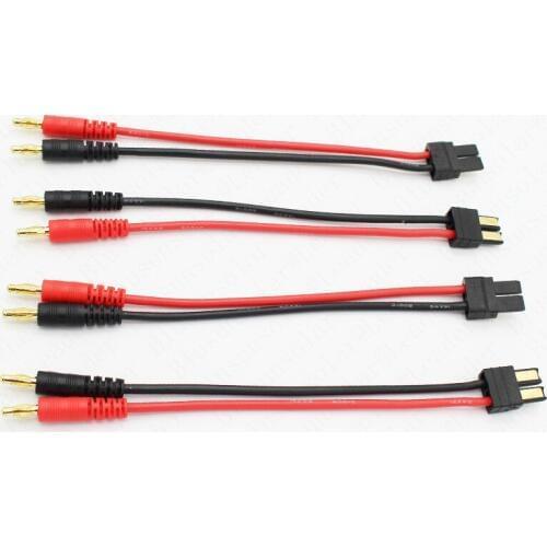 50pcs/ lot Traxxas Charge cable 14 AWG Cable with 4.0 plug