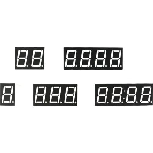 1pc 0.56inch LED display 7 Segment 1 Bit/2 Bit/3 Bit/4 Bit Digit Tube Red Common Cathode / Anode Digital 0.56 inch led 7segment