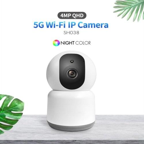 4MP 5GWifi Dome Security Indoor Camera HD 1080p WiFi Ip Camera Smart Video Surveillance System Motion Detection Human and Pet AI