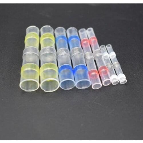 5/20/30Pcs SST-S11 S21 S31 S41 Heat Shrink Butt Wire Connectors Seal Terminals Solder Pressure-free Waterproof Terminal