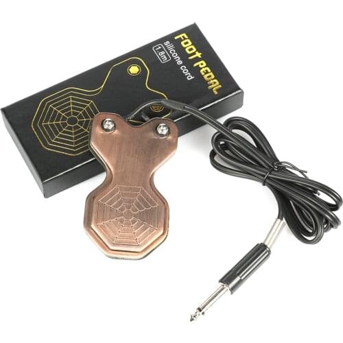 Free Shipping New Iron Tattoo Foot Pedal Foot Pedal Foot Switch Switch for Tattoo Power Supply
