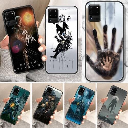 Death Stranding game Phone case For Samsung Galaxy Note 4 8 9 10 20 S8 S9 S10 S10E S20 Plus UITRA Ultra black luxury hoesjes