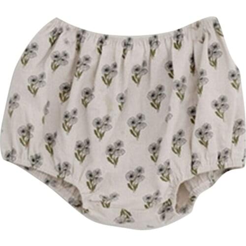 Toddler Baby Girls Summer Bloomers Bohemian Floral Print Cotton Harem Shorts Infants Basic Diaper Cover Underwear