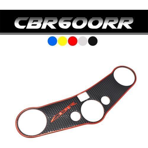 Motorcycle Sticker For HONDA CBR 600RR CBR600RR CBR600 600 RR F5 Pad Triple Tree Top Clamp Upper Front End Decal Moto 2007-2017
