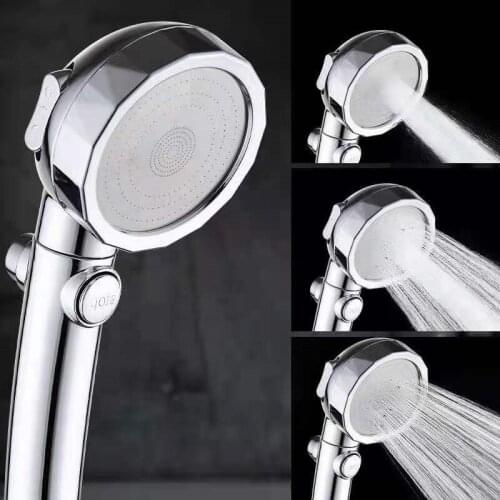 Bathroom Shower Head High Pressure ABS Bath Showers Adjustable Jetting Luxury For Home Hotel Bathroom Sprayer Universal fittings