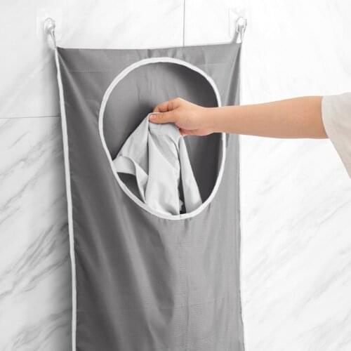 Bathroom Wall hanging Laundry Bag Toilet Waterproof Oxford Cloth Dirty Clothes Storage Bag Wall Hanging Bag