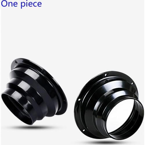 ABS Flange Ventilation Connector Adapter Duct Fan Connector Kitchen Air Vent Exhaust Hood 100~150mm