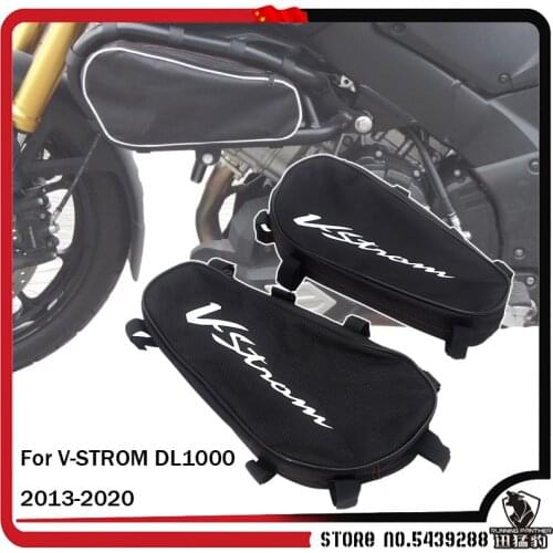 Frame Crash Bars Waterproof Bag Repair Tool Placement Bag For SUZUKI V-STROM DL1000 DL 1000 2013 onwards Motorcycle Accessories