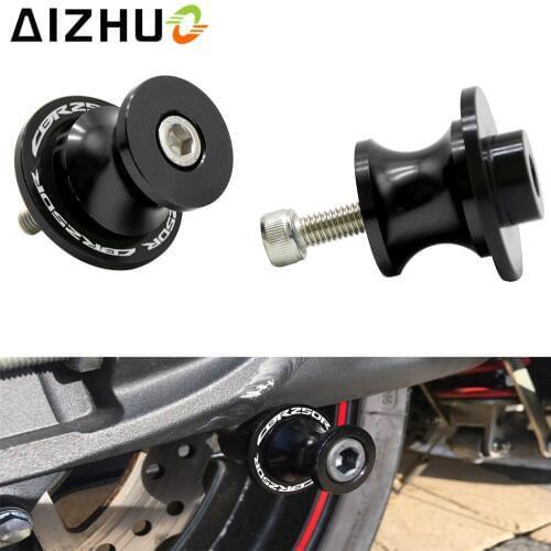 With CBR250R Motorcycle Swingarm Slider Spool 8mm CNC Aluminum Moto Accessories Stand Screws For Honda CBR250R CBR 250R
