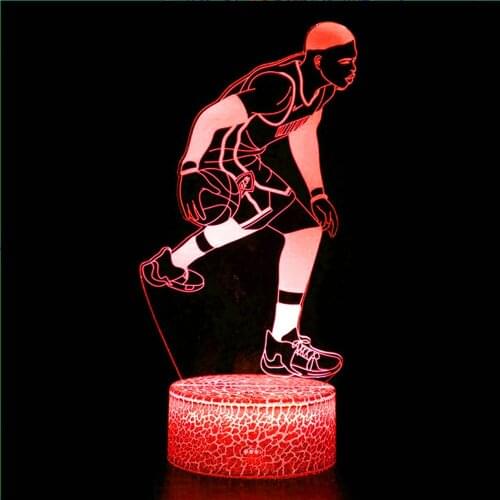 3d luminous world basketball finals competition athletes celebrity commemorative gifts fans decoration ornaments LED USB lights