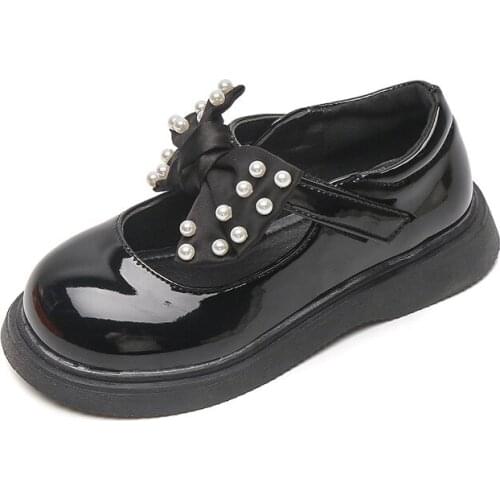 Girls Shoes Spring Autumn Fashion Kids Leather Shoes New Retro Baby Princess Shoes Soft Sole Childrens Casual Shoes Breathable