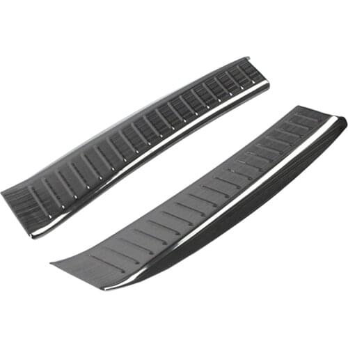 Rear Bumper Protector Trunk Sill Plate Cover Protection Sticker Plate Trim for MAZDA CX-5 CX5 CX 5 2019-2021