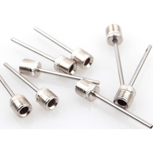10pcs/Lot Inflator Football Ball Pump Needle Basketball Needles Pin Nozzle Sports Basketball Soccer Ball Air Pump Inflatable