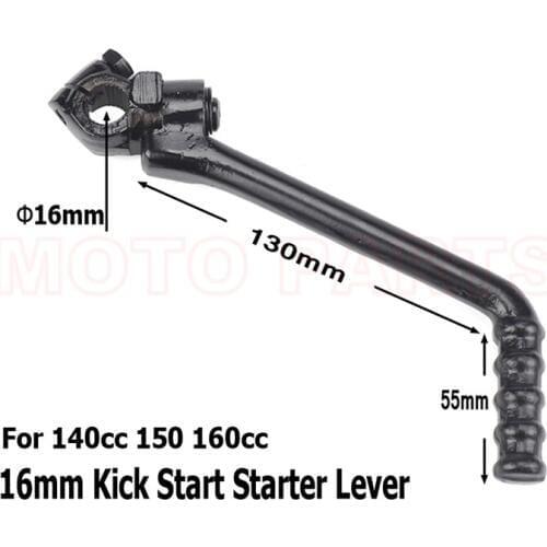 16mm Kick Start Starter Lever For 140cc 150cc 160cc Chinhese Pit Dirt Motor Bikes Engine Lifan YX YCF SDG SSR