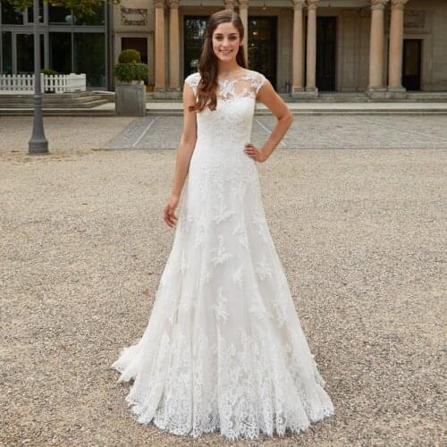2021 Vintage Sleeveless Wedding Dress New Design Women Long Lace Bohemian Bridal Gowns Robes