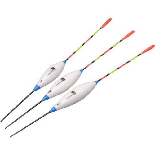 3pcs/lot Shallow Water Small Fishing Floats Balsa Material Bobber Flotador Carp Crucian Fishing Buoy Tackle Tools
