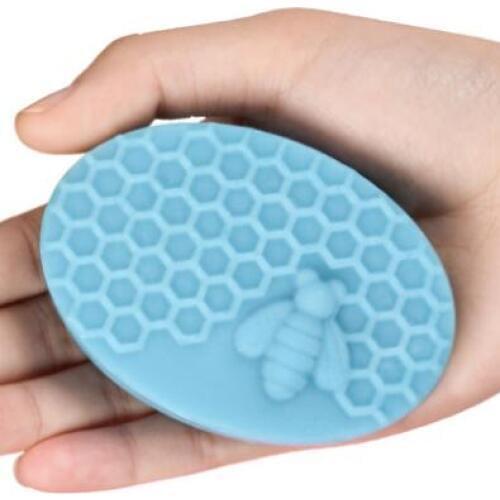 PRZY 3d Soap Molds Silicone Oval 6 Forms for Soap Making Silicone Mold Honeycomb Soap Mould Diy Moulds Honey Bee Silicone