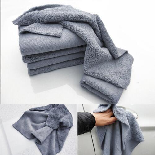 40*40cm 380gsm Edgeless Microfiber Cloth Detailing Cleaning Towel For Car Polishing Finishes Washing Water Absorption