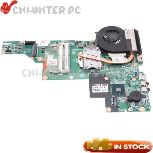 NOKOTION 646982-001 For HP Compaq 435 635 CQ43 Laptop Motherboard Socket S1 HD4200 DDR3 Free Processor