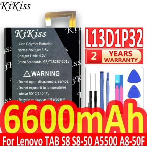 6600mAh for Lenovo L13D1P32 Battery original Li-ion For Lenovo Lepad A8-50 A5500 Tab S8-50